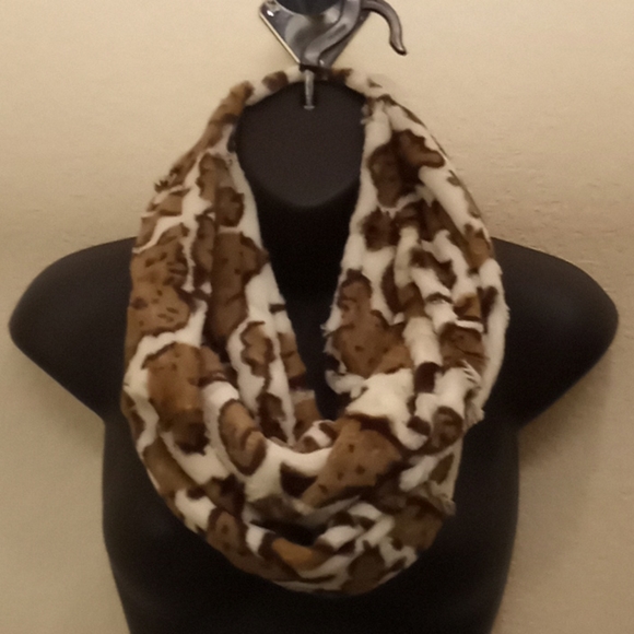 Animal Print Minky Infinity Scarf - Picture 5 of 14